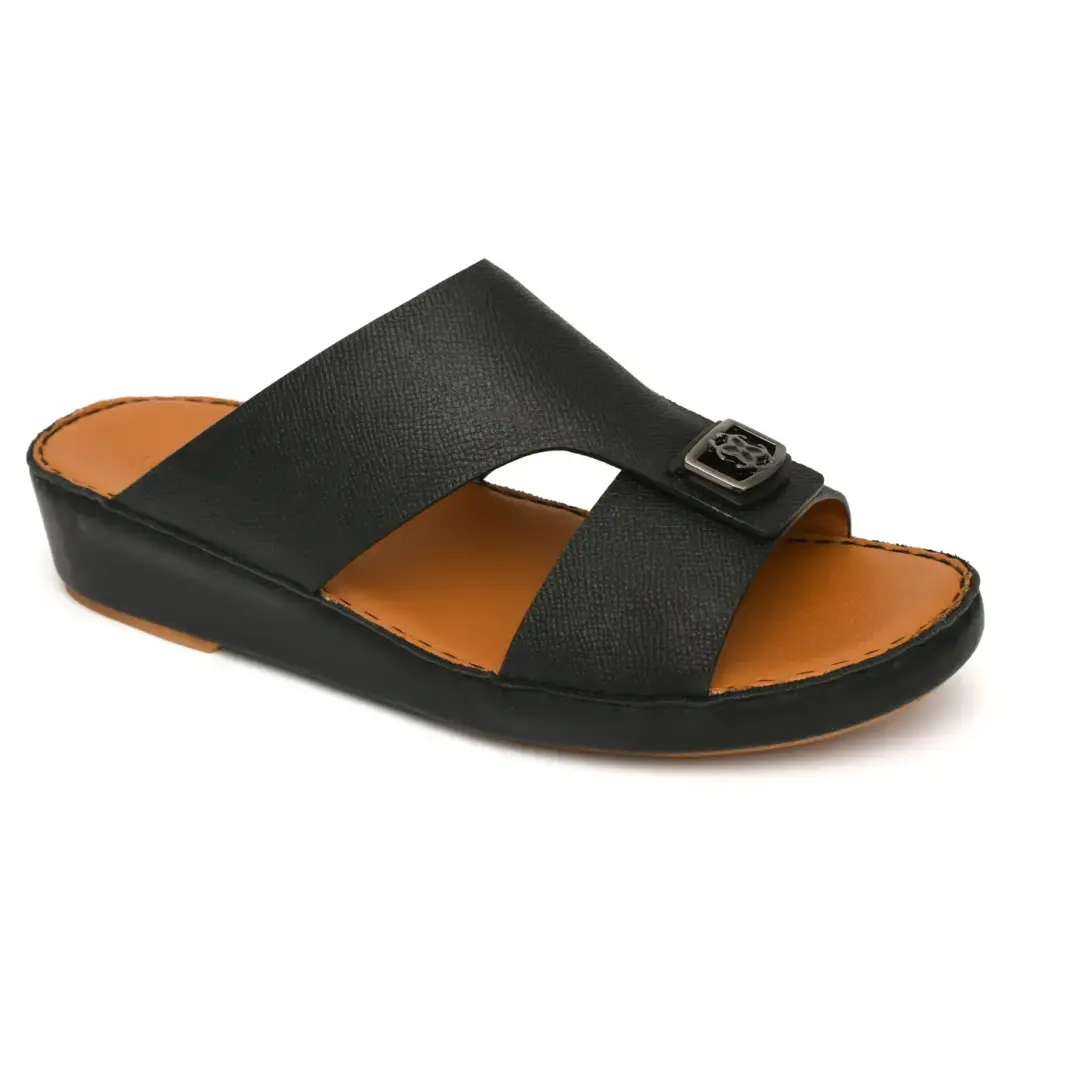 Saffiano Leather Arabic Slippers